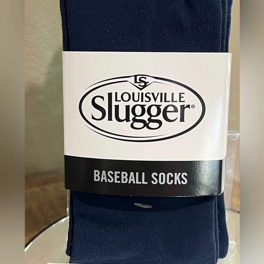 Louisville Slugger Youth Baseball Socks, 2 Pair, navy, new!